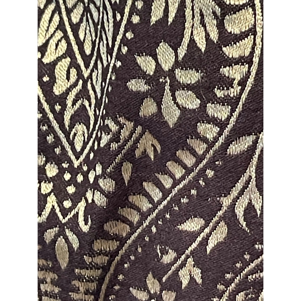 Lela Rose x Lane Bryant - High Low Skirt Black/Silver Cotton Blend Zip - Sz. 24 - Picture 11 of 11